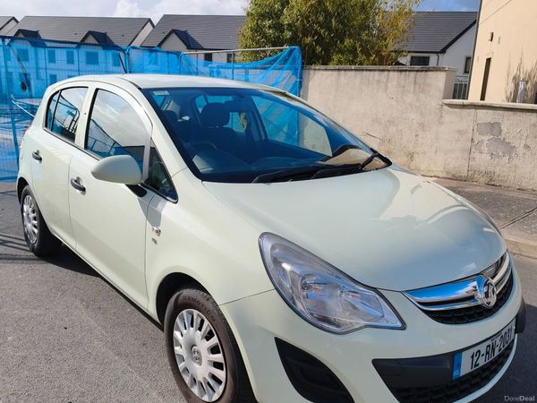 Vauxhall Corsa Hatchback, Petrol, 2012, Green