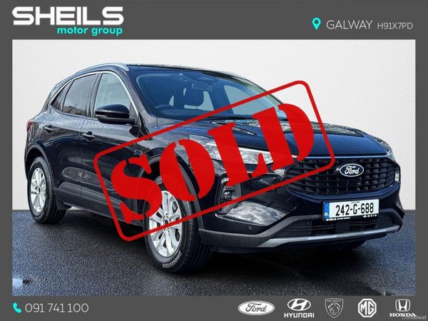 Ford Kuga SUV, Petrol Plug-in Hybrid, 2024, Black