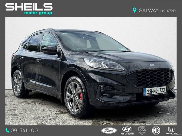 Ford Kuga SUV, Petrol Plug-in Hybrid, 2023, Black