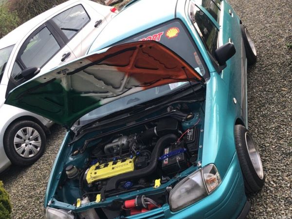 Toyota Starlet Hatchback, Petrol, 1999, Green