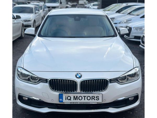 BMW 3-Series Saloon, Diesel Plug-in Hybrid, 2016, White