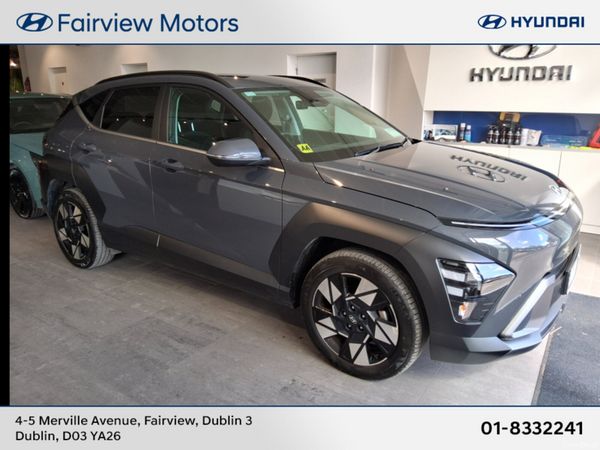 Hyundai KONA SUV, Petrol Hybrid, 2024, Grey