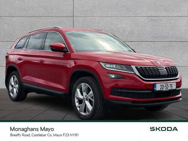Skoda Kodiaq Estate, Diesel, 2020, Red