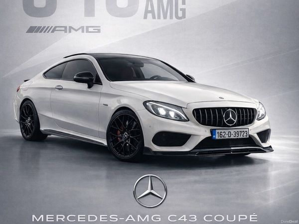 Mercedes-Benz C-Class Coupe, Petrol, 2016, White