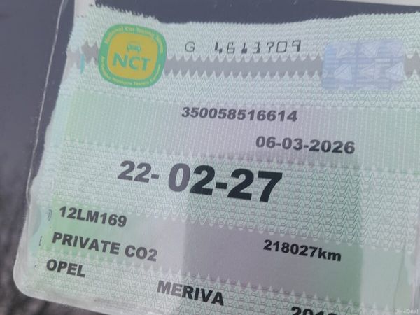 Opel Meriva MPV, Diesel, 2012, Silver