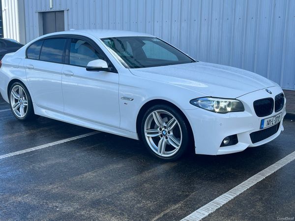 BMW 5-Series Saloon, Diesel, 2014, White