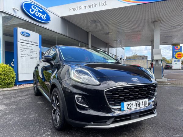 Ford Puma MPV, Petrol Hybrid, 2022, Black