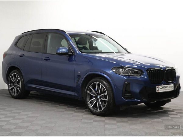 BMW X3 SUV, Diesel Hybrid, 2024, Blue