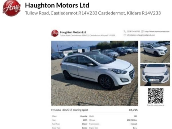 Hyundai i30 Estate, Diesel, 2015, White