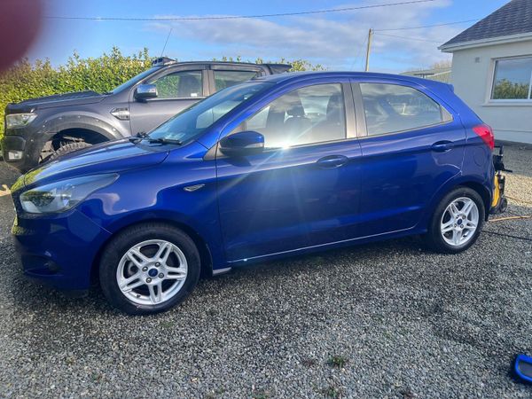 Ford KA Hatchback, Petrol, 2018, Blue