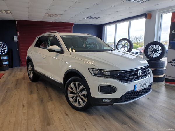 Volkswagen T-Roc Hatchback, Diesel, 2021, White