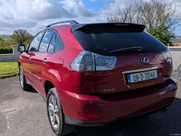 Lexus RX SUV, Petrol Hybrid, 2008, Red