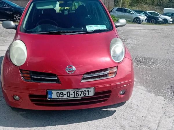 Nissan Micra Hatchback, Petrol, 2009, Red