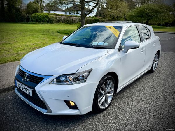 Lexus CT Hatchback, Petrol Hybrid, 2016, White
