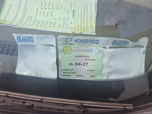 Nissan March Hatchback, Petrol, 2009, Pink