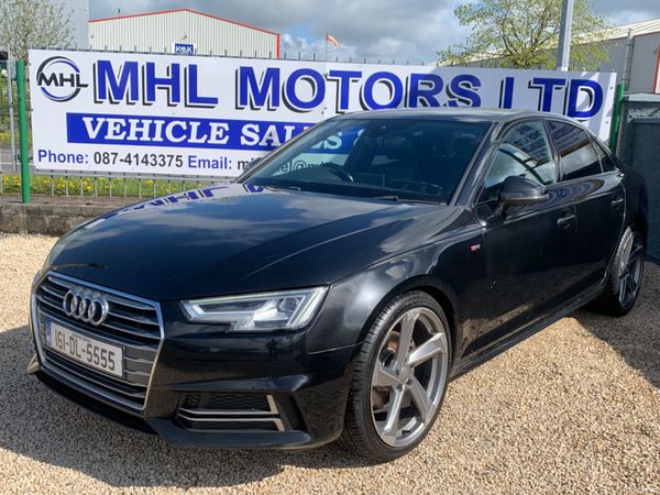 Audi A4 Saloon, Diesel, 2016, Black