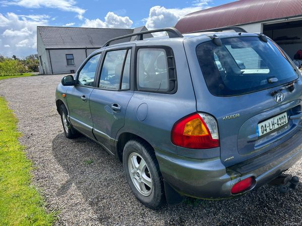 Hyundai Santa Fe SUV, Diesel, 2004, Blue