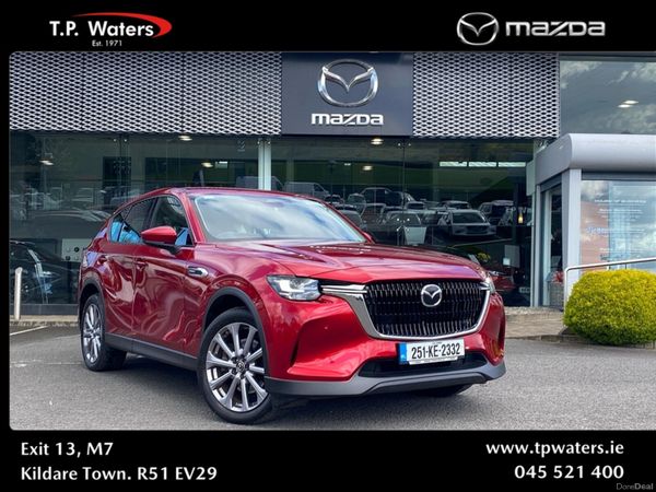 Mazda CX-60 SUV, Petrol Plug-in Hybrid, 2025, Red