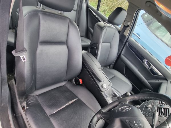 Mercedes-Benz C-Class Saloon, Petrol, 2010, Silver