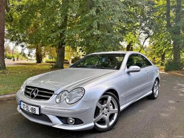 Mercedes-Benz CLK Coupe, Petrol, 2007, Silver