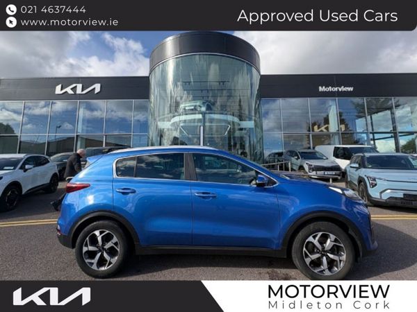 Kia Sportage SUV, Diesel Hybrid, 2021, Blue