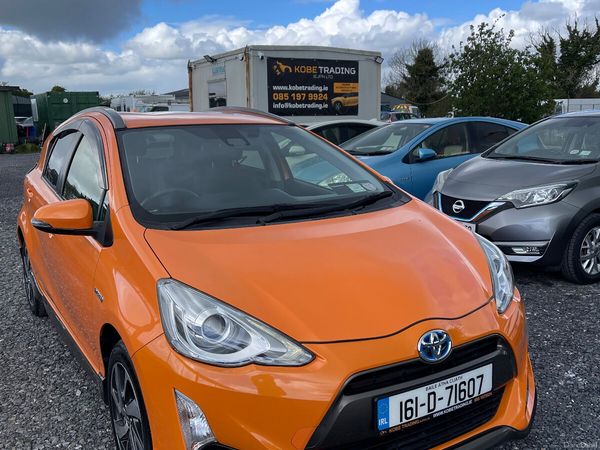 Toyota Aqua Hatchback, Petrol Hybrid, 2016, Orange