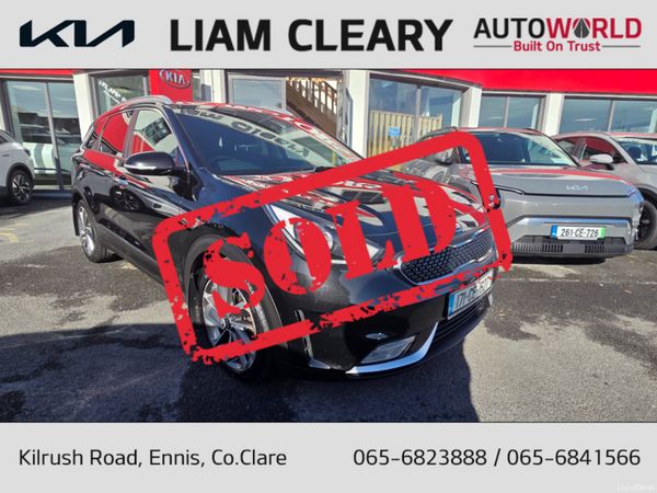 Kia Niro Estate, Petrol Hybrid, 2017, Black
