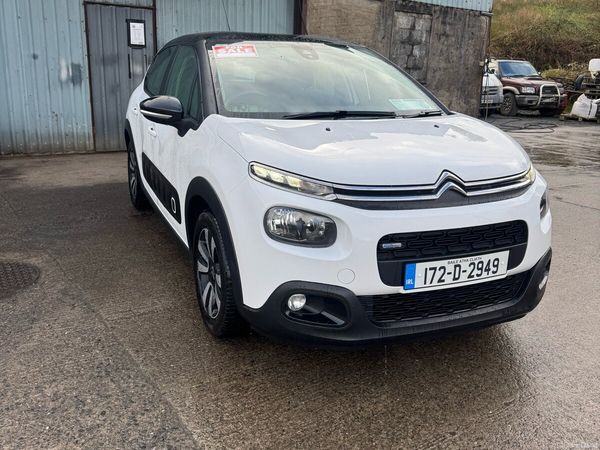 Citroen C3 Hatchback, Petrol, 2017, White