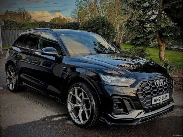 Audi Q5 SUV, Diesel Hybrid, 2021, Black
