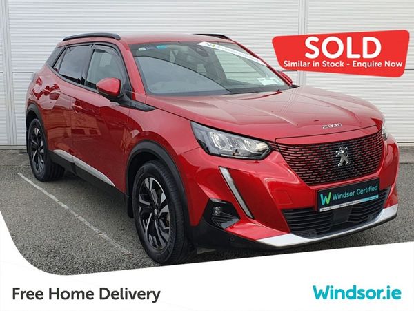 Peugeot 2008 MPV, Electric, 2022, Red