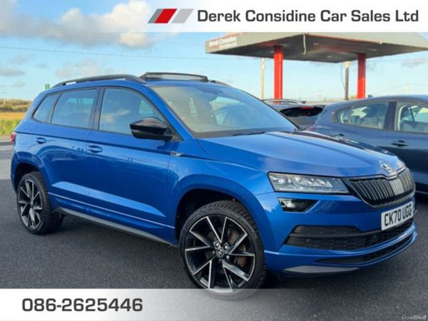 Skoda Karoq Estate, Petrol, 2020, Blue