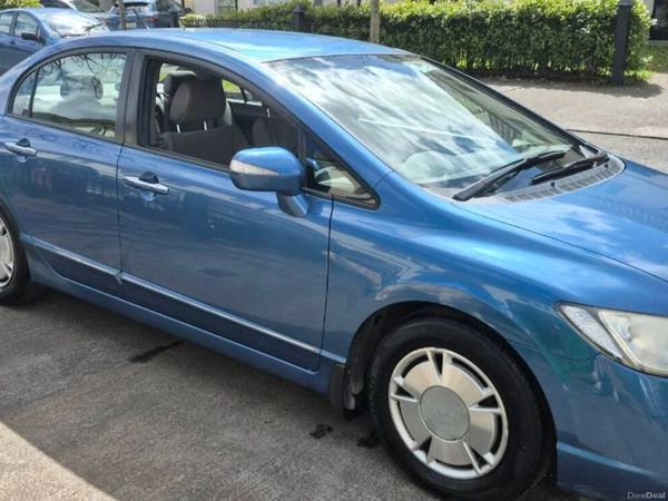 Honda Civic Saloon, Petrol Hybrid, 2008, Blue