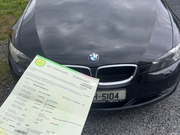 BMW 3-Series Coupe, Diesel, 2008, Black