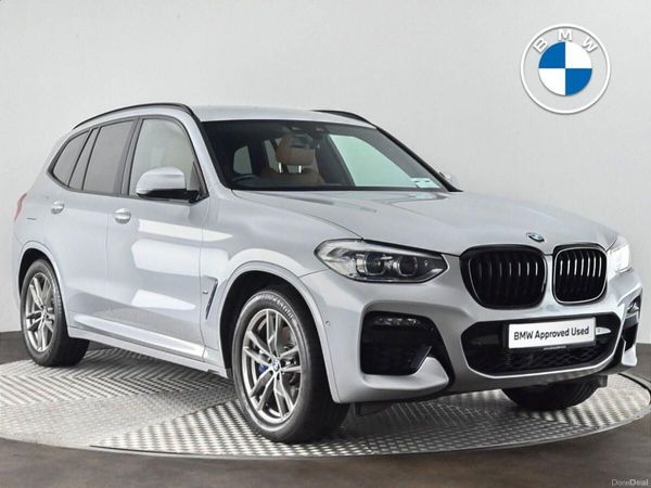 BMW X3 SUV, Petrol Plug-in Hybrid, 2021, Silver