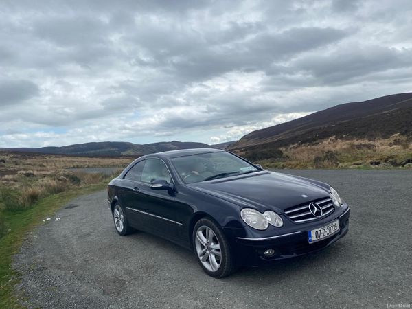 Mercedes-Benz CLK Coupe, Petrol, 2007, Blue