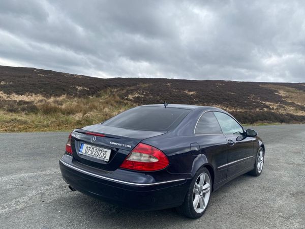 Mercedes-Benz CLK Coupe, Petrol, 2007, Blue