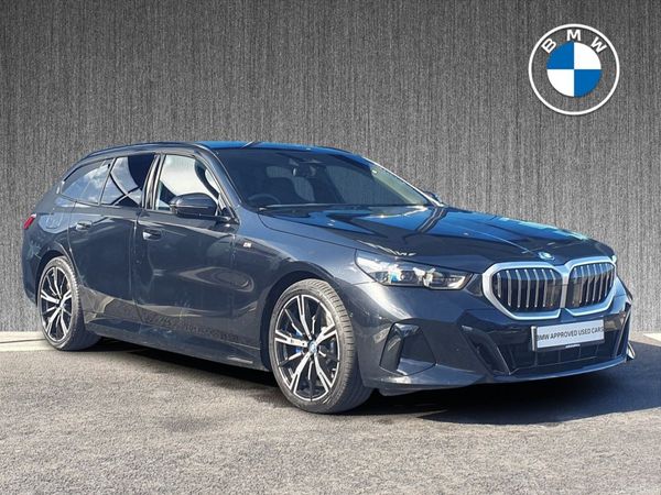 BMW 5-Series Estate, Petrol Plug-in Hybrid, 2025, Black