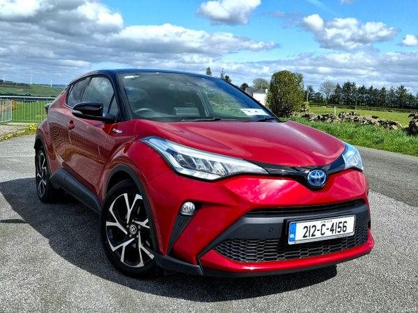 Toyota C-HR Hatchback, Petrol Hybrid, 2021, Red