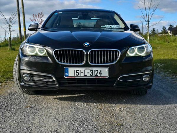 BMW 5-Series Saloon, Diesel, 2015, Black