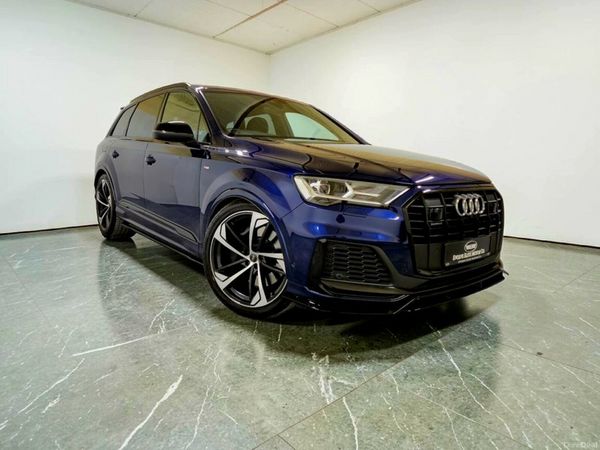 Audi Q7 Estate, Petrol Plug-in Hybrid, 2023, Blue