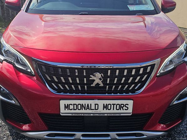 Peugeot 3008 SUV, Petrol, 2017, Red