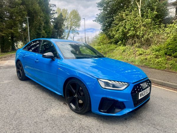 Audi A4 Saloon, Petrol Hybrid, 2020, Blue