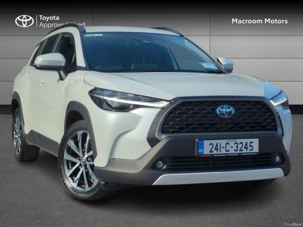 Toyota Corolla Cross SUV, Petrol Hybrid, 2024, White