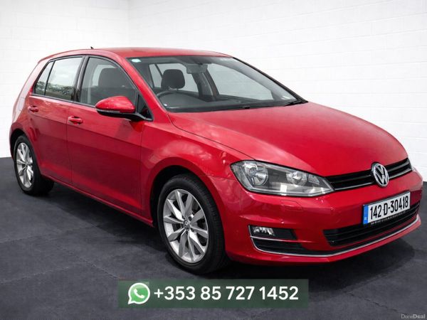 Volkswagen Golf Hatchback, Petrol, 2014, Red