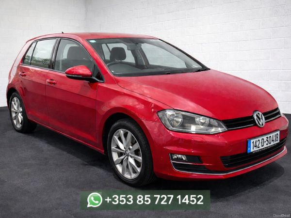 Volkswagen Golf Hatchback, Petrol, 2014, Red