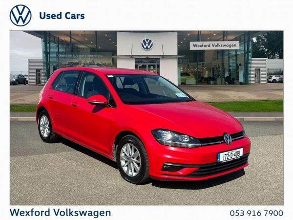 Volkswagen Golf Hatchback, Diesel, 2017, Red