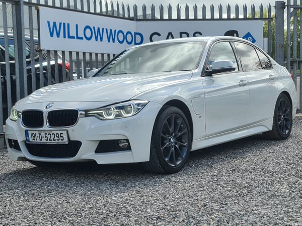 BMW 3-Series Saloon, Petrol Plug-in Hybrid, 2018, White