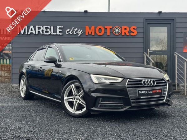 Audi A4 Saloon, Diesel, 2017, Black