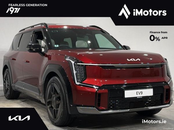 Kia EV9 SUV, Electric, 2026, Red
