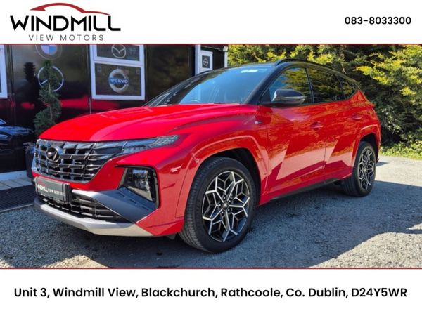 Hyundai Tucson SUV, Petrol Plug-in Hybrid, 2023, Red